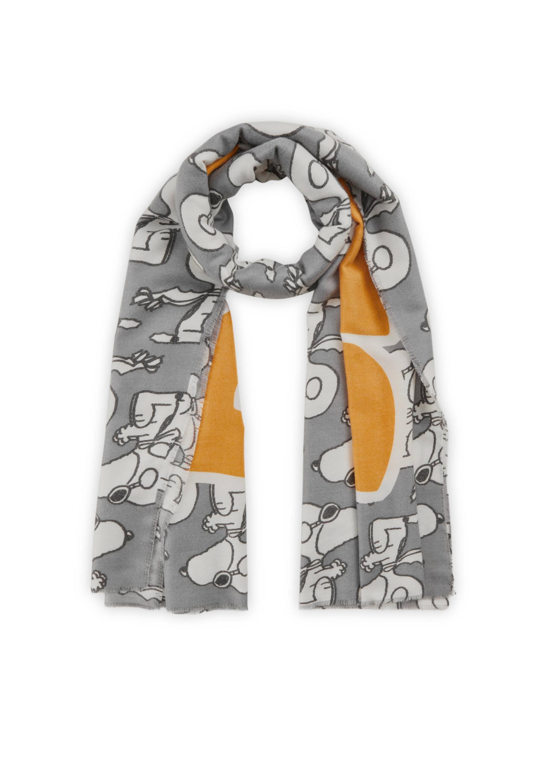 Weicher Peanuts? Schal mit Peanutsmotiv grau - Gr. - one size von Codello Lifestyle Accessories GmbH