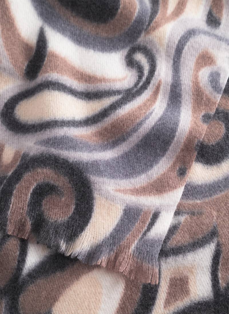 kaschmirweicher Schal mit Allover-Paisleymuster grau - Gr. - one size von Codello Lifestyle Accessories GmbH