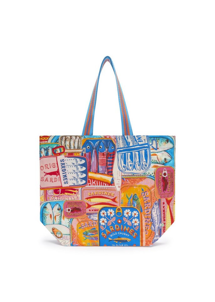 Codello Abendtasche SHOPPER COTTON SARDINES STRIPES MIX von Codello