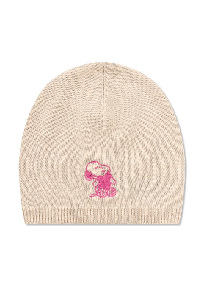 Codello Beanie Codello Peanuts Mütze mit Stickerei Schmaler Rippstrickrand von Codello