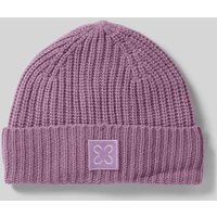 Codello Beanie mit breitem Umschlag in Flieder, Größe 1 von Codello