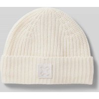 Codello Beanie mit breitem Umschlag in Offwhite, Größe 1 von Codello