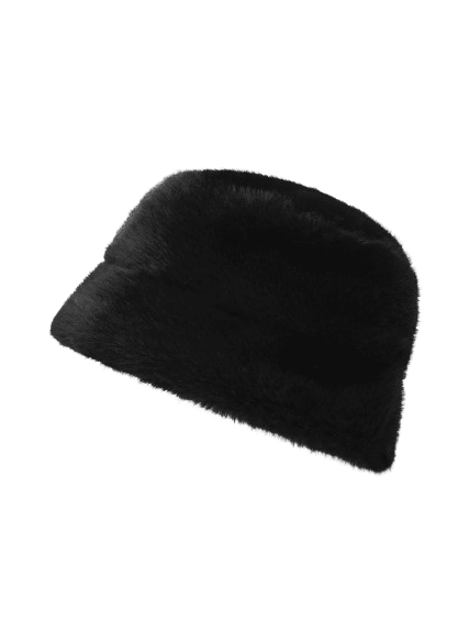 Codello - Codello Fischerhut aus Teddyfell, Schwarz von Codello