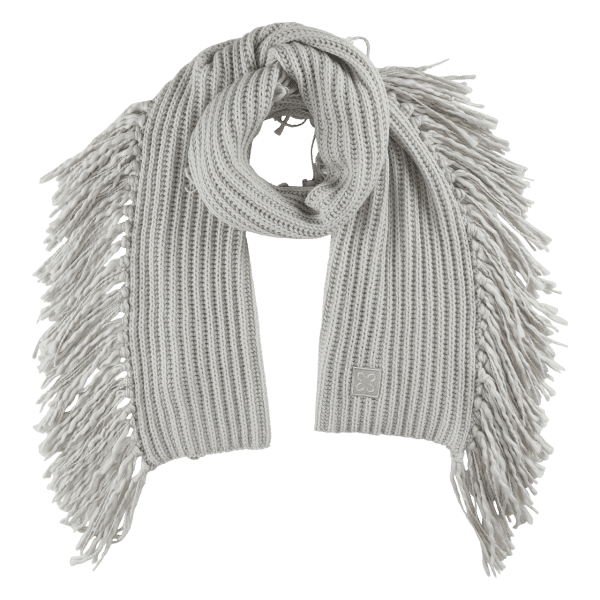 Codello - Codello Oblong Grobstrick-Schal mit Fransen, Lichtgrau von Codello