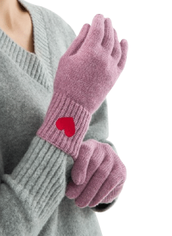 Codello - Codello Premium Handschuhe aus Wollkaschmir, Rosa von Codello