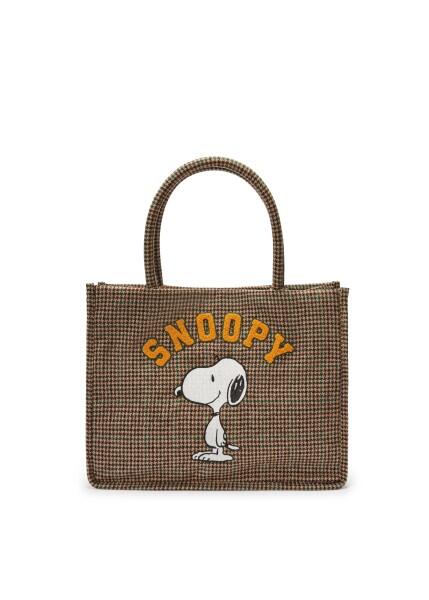 Codello - Codello X Peanuts Shopper mit Snoopy-Motiv, Multicolor-Braun von Codello