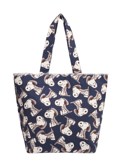 Codello - Codello X Peanuts Snoopy Canvas Shopper, Blau von Codello