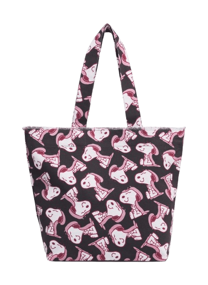 Codello - Codello X Peanuts Snoopy Canvas Shopper, Braun-Pink von Codello