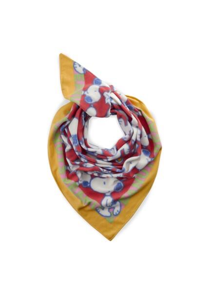 Codello - Codello X Snoopy Dreieckstuch, Asia-Collection, Orange-Gelb von Codello