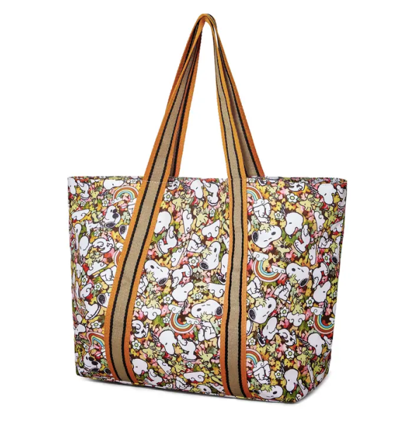 Codello - Codello X Snoopy Flower Power, Shopper, Orange-Mehrfarbig von Codello