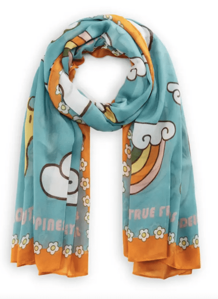 Codello - Codello X Snoopy Happy Schal, Hellblau von Codello