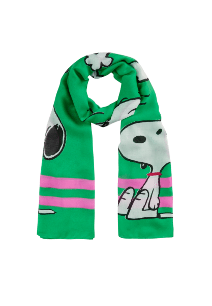 Codello - Codello X Snoopy Schal, Happiness, Grün von Codello