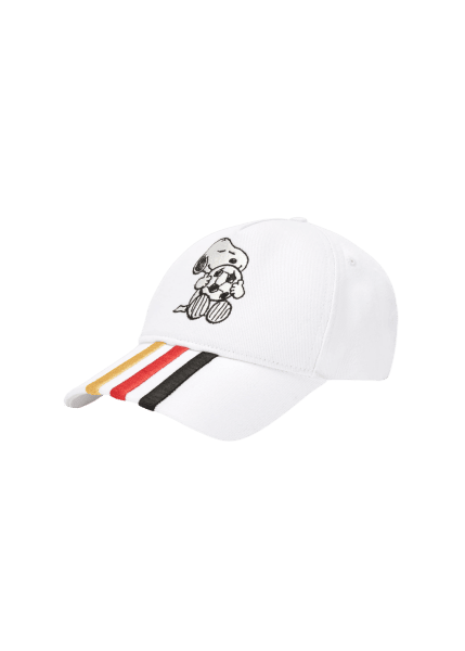 Codello - Codello x Peanuts Baseball-Cap mit Snoopy-Fußball-Design, Weiß von Codello