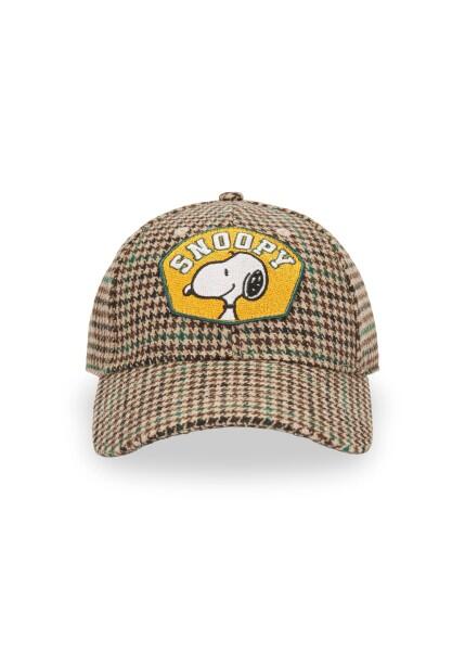 Codello - Codello x Peanuts Baseball-Cap mit Snoopy Patch, Multicolor-Braun von Codello