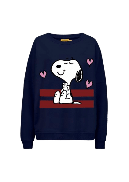 Codello - Codello x Peanuts Sweatshirt mit Snoopy-Motiv, Blau von Codello