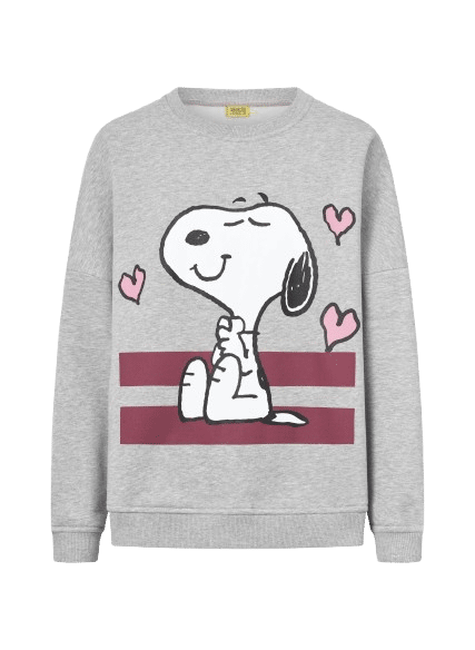 Codello - Codello x Peanuts Sweatshirt mit Snoopy-Motiv, Grau von Codello