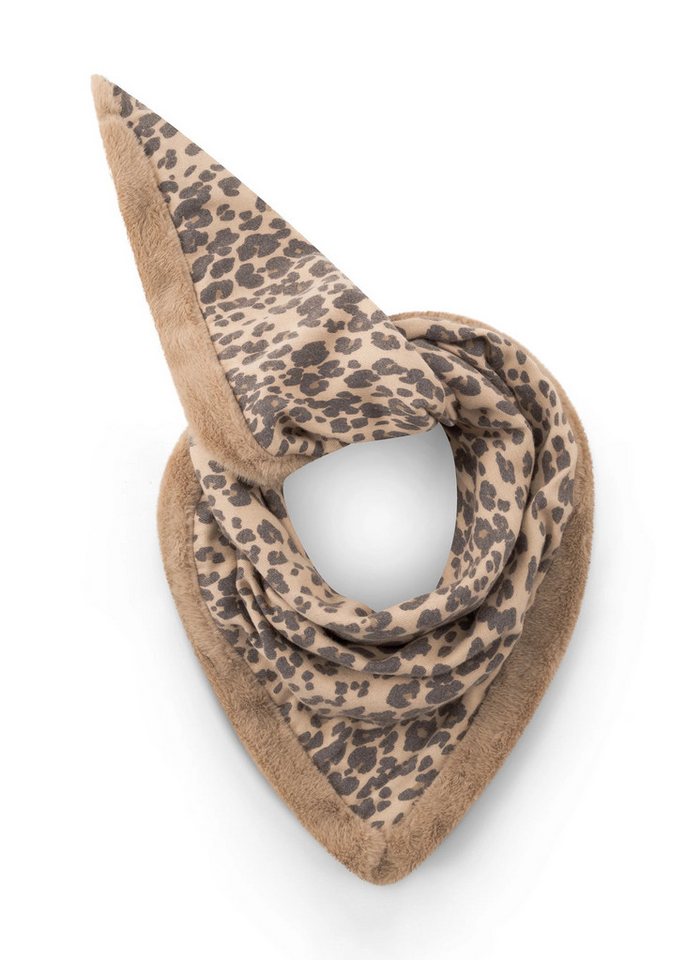 Codello Dreieckstuch Codello Dreieckstuch Teddyfellrückseite mit Leo-Muster von Codello