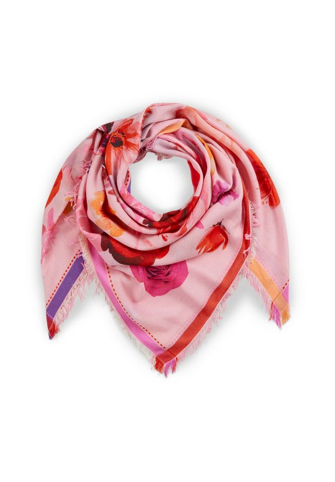 Codello Dreieckstuch Codello Dreieckstuch mit Blumenmuster in rosa von Codello