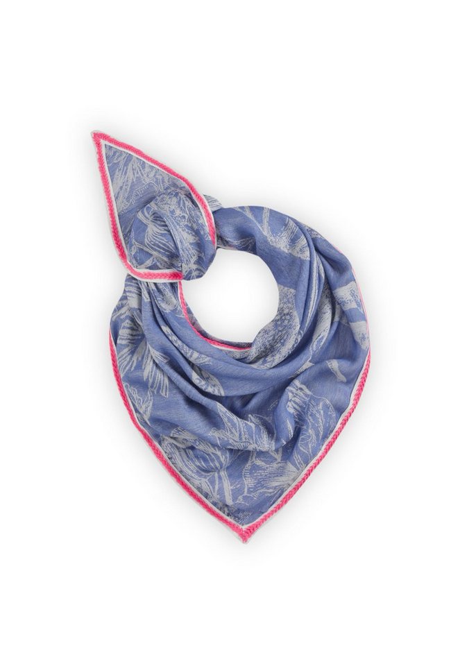 Codello Dreieckstuch Codello Dreieckstuch mit Dschungelmptiven in blau oder pink von Codello
