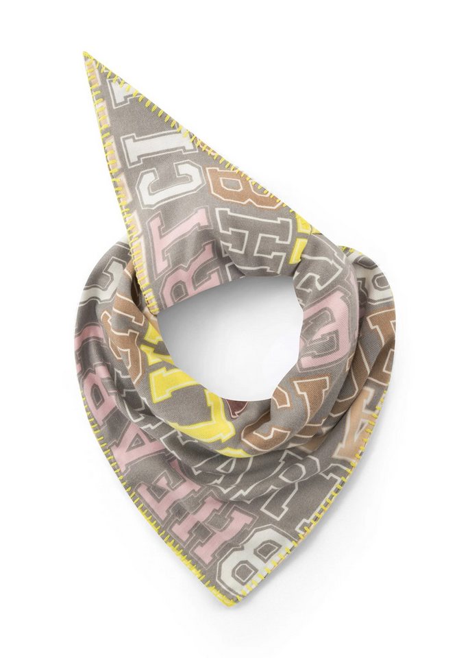 Codello Dreieckstuch Codello Dreieckstuch mit Happy-Heart Print, Beidseitig tragbar von Codello