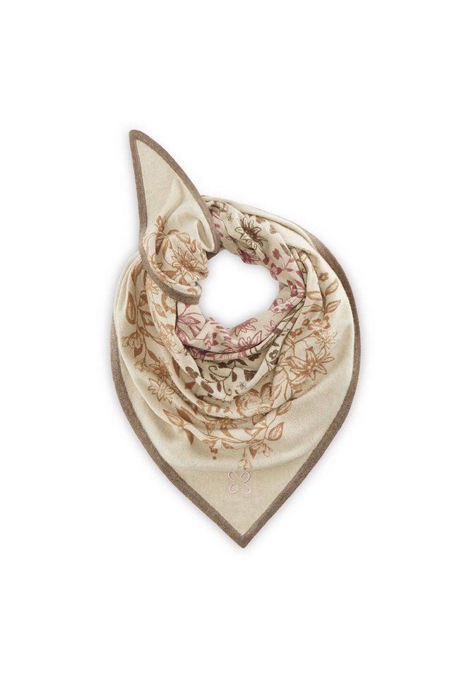 Codello Dreieckstuch Codello Dreieckstuch mit handgedrucktem Blumen-Motiv von Codello