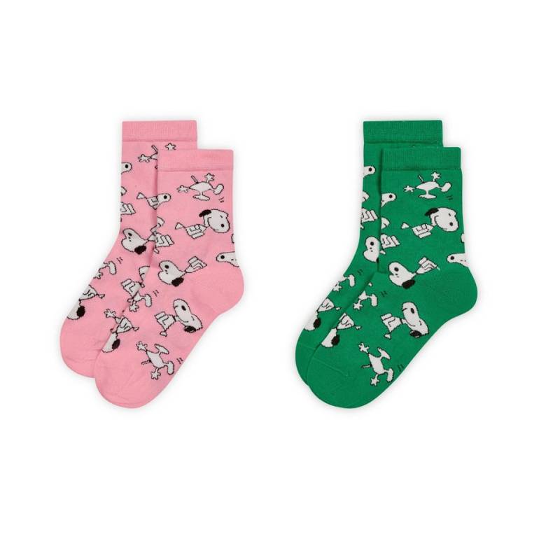 Codello Freizeitsocken Codello Peanuts Socken 2-er Set mit Snoopy-Motiv SNOOPY ALL OVER Motive von Codello