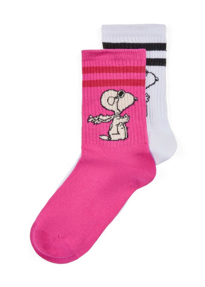 Codello Freizeitsocken Codello Peanuts 2-Paar Socken mit Snoopy-Motiven Snoopy Allover von Codello