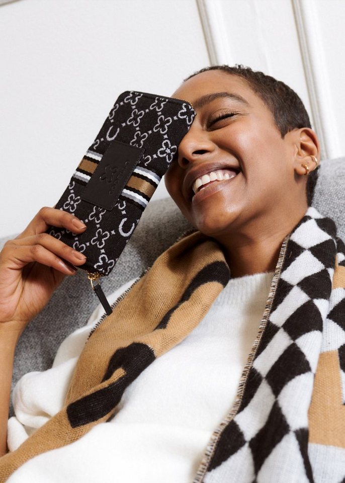 Codello Geldbörse Monogramm, aus Canvas von Codello