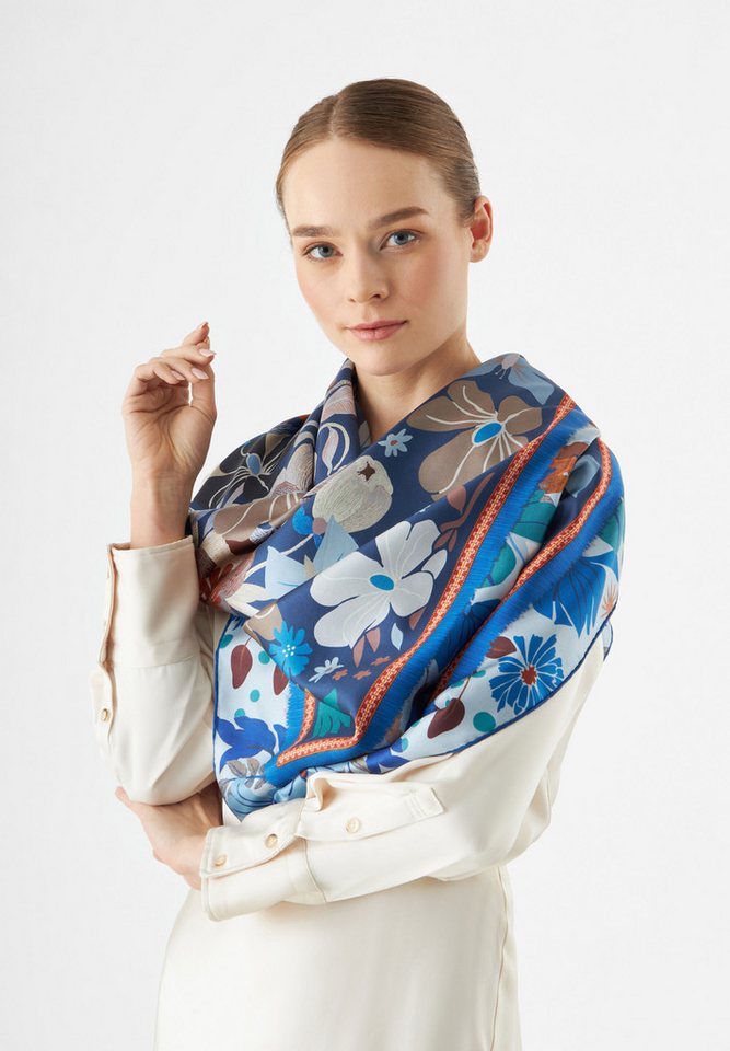 Codello Halstuch, mit Blumenmuster von Codello