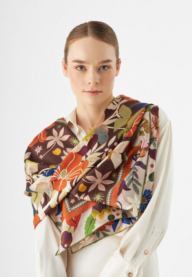 Codello Halstuch, mit Blumenmuster von Codello