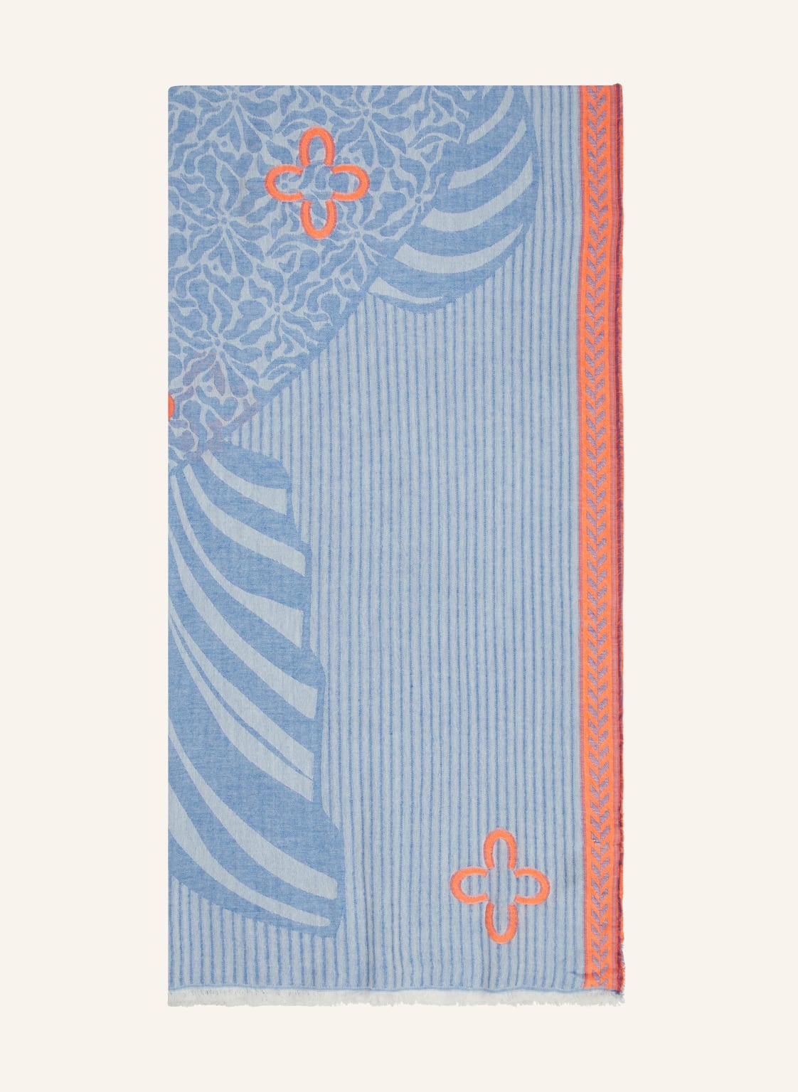 Codello Jacquard-Schal blau von Codello