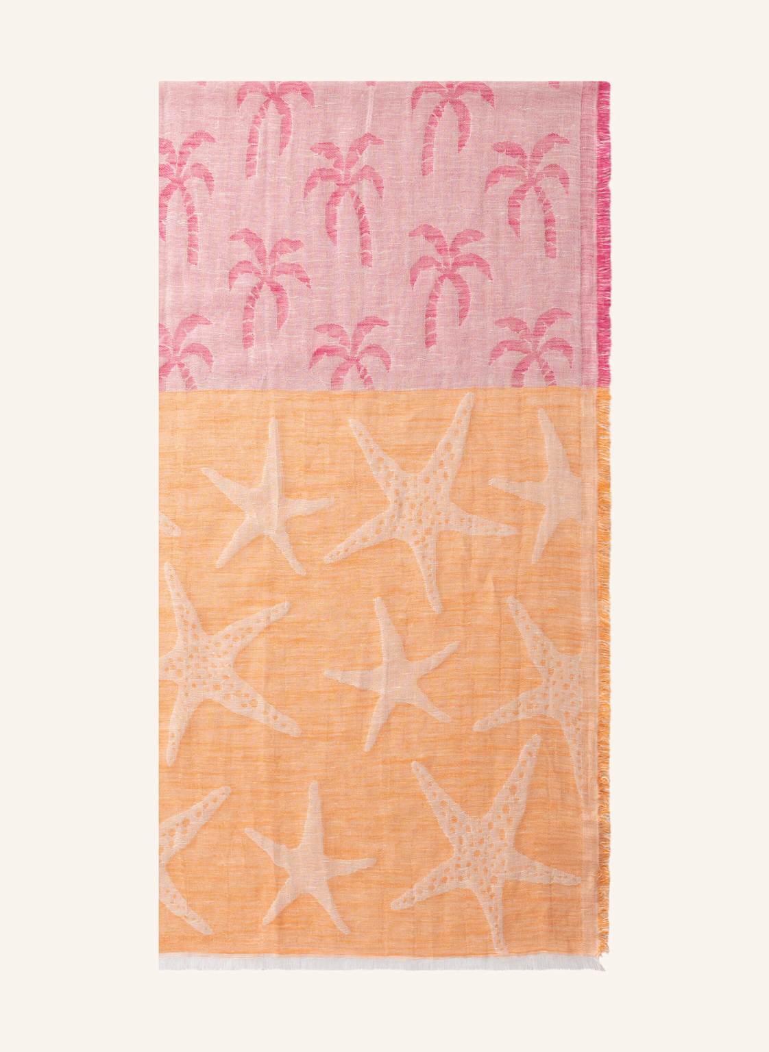 Codello Jacquard-Schal orange von Codello