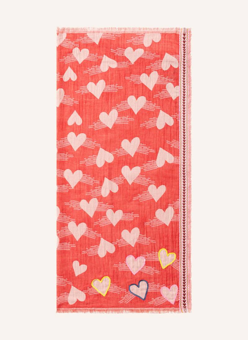 Codello Jacquard-Tuch rot von Codello