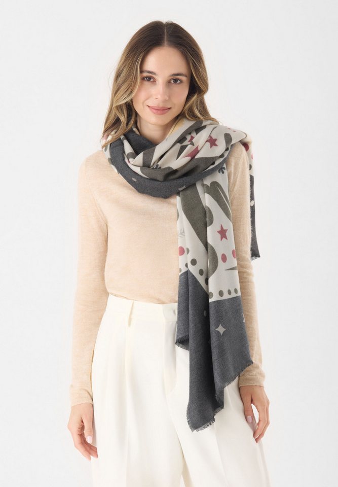 Codello Modeschal, (1-St), Taubenmotiv Design von Codello