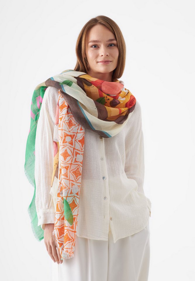 Codello Modeschal, (1-St), mit Food-Print von Codello