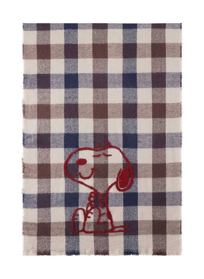 Codello Modeschal Codello Peanuts Schal mit Karo- und Snoopy-Motiv von Codello