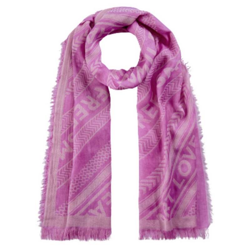 Codello Modeschal Codello Schal SMILES ARE FREE in pink, Feine Fransenabschlüsse von Codello