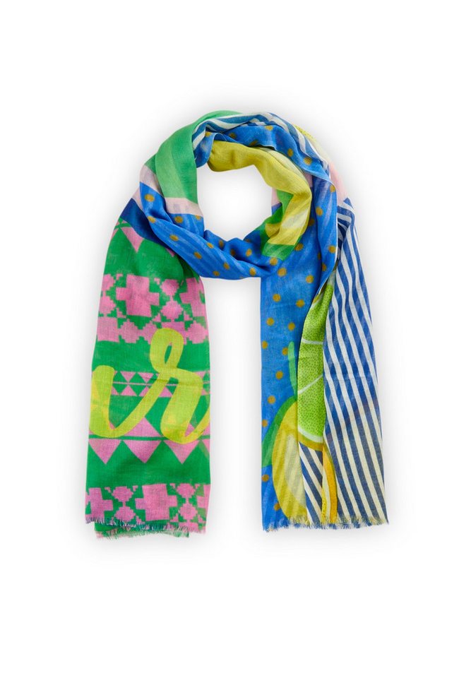 Codello Modeschal Codello Schal im Art School Design mit SOUR-Print, Fein transparent von Codello