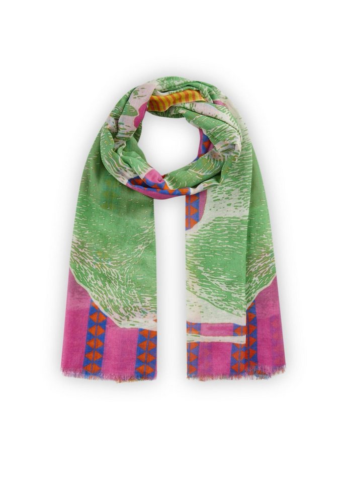 Codello Modeschal Codello Schal mit Elefanten-Print in pink, Fein transparent von Codello