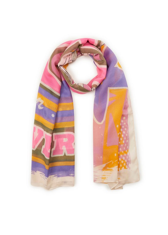 Codello Modeschal Codello Schal mit XL-Lettern neue Kollektion 2025, Letter F oder L von Codello