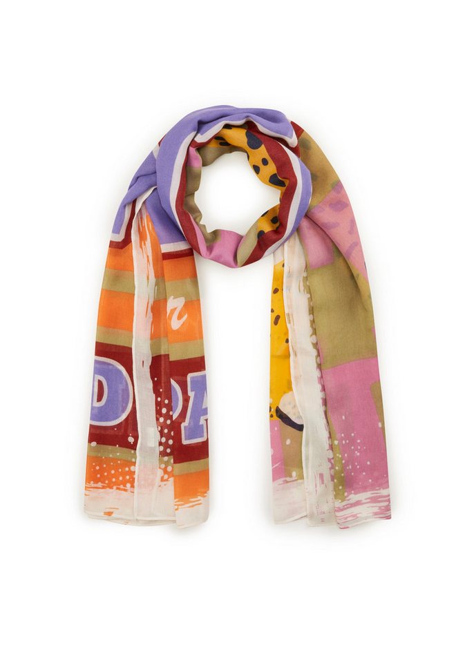 Codello Modeschal Codello Schal mit XL-Lettern neue Kollektion 2025, Letter F oder L von Codello