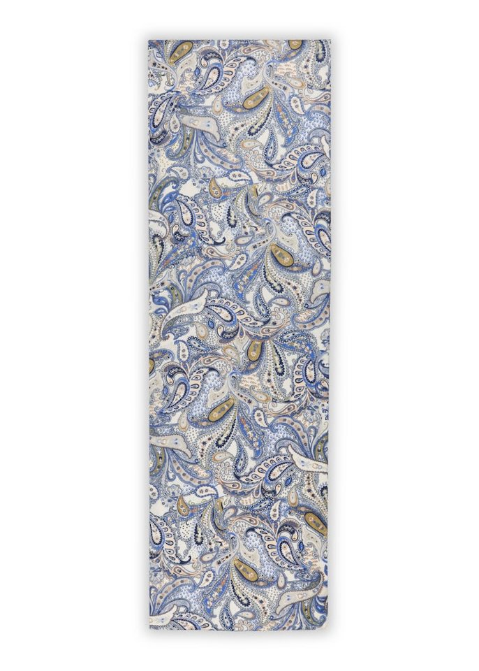 Codello Modeschal PRINTED SCARF RECYCLED POLYESTER PAISLEY blau-55X180CM blau von Codello