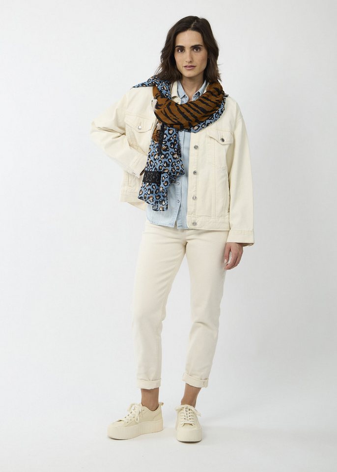 Codello Modeschal, (1-St), mit Leoparden-Muster und XL-Tiger von Codello