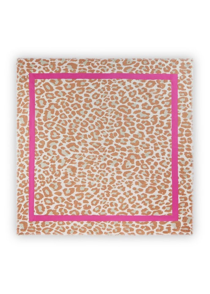 Codello Modetuch PRINTED SQUARE COTTON LEO beige-100X100CM beige von Codello