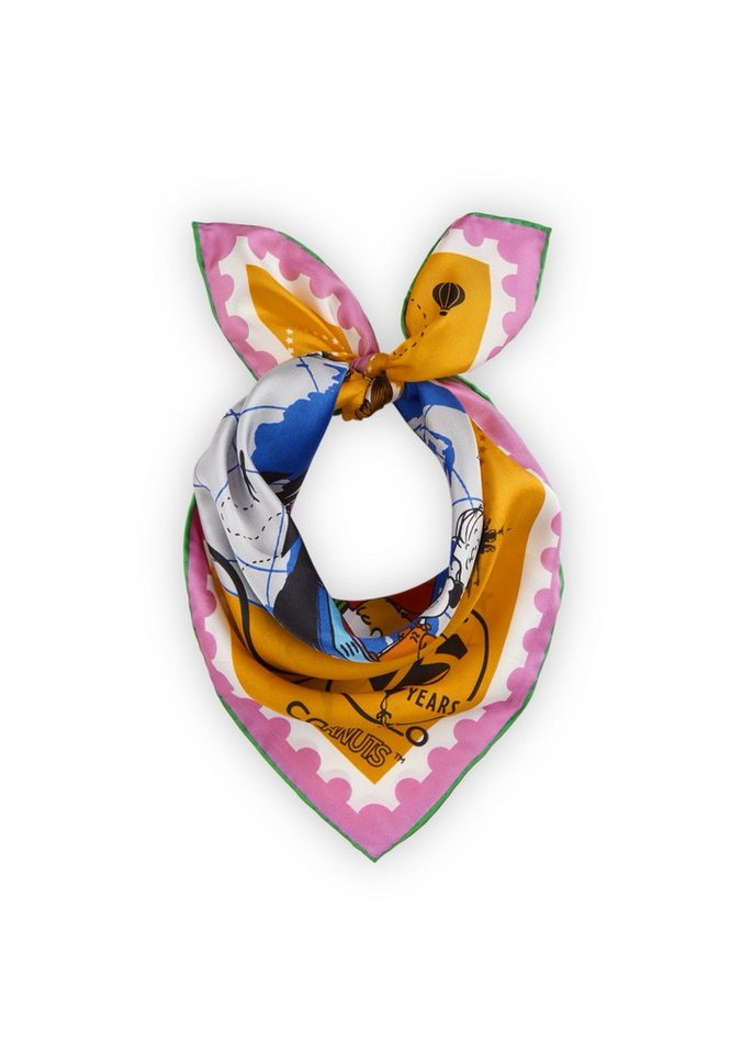 Codello Nickituch Codello Peanuts Nickituch aus Seide in gelb oder pink, Edler Glanz von Codello