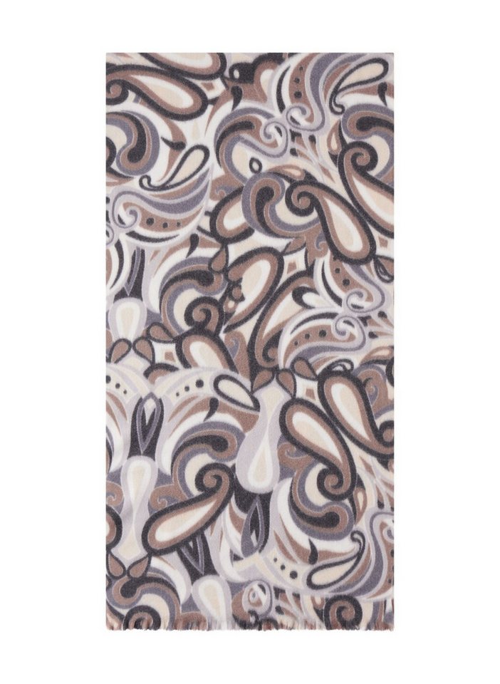 Codello Schal Codello Schal mit Allover-Paisleymuster, Fransenknate von Codello