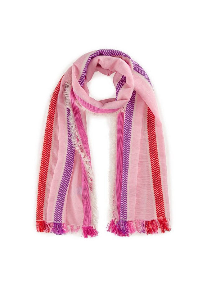 Codello Schal Codello Schal mit Streifen in pink von Codello
