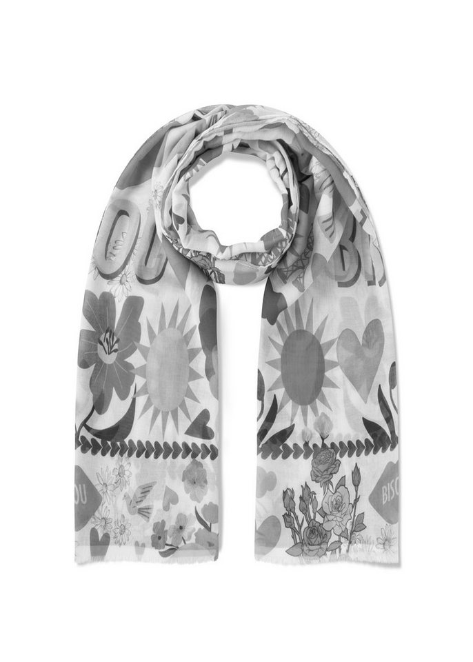 Codello Schal PRINTED SCARF COTTON BISOU PATTERN von Codello