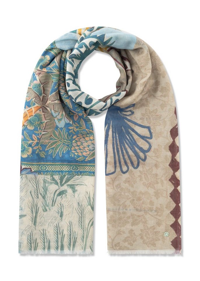 Codello Schal PRINTED SCARF COTTON MIX PALM TREE von Codello