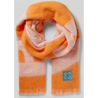 Codello Schal mit Label-Patch und Fransen in Orange, Größe 1 Codello Schal mit Label-Patch und Fransen in Orange, Größe 1 von Codello